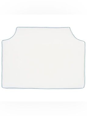 Room 422 Headboard with Light Blue Trim Twin